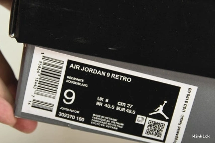 Jordan 9 Air 302370-160 1009